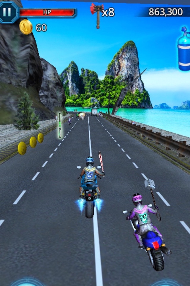 Nitro 3D Moto Bike Race: Traffic Road Racing Bravo Racer Free Games screenshot 2