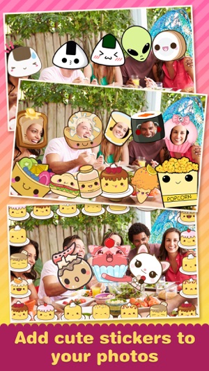 Kawaii Sticker Photo Editor - Girls Selfie Camera with Cute (圖3)-速報App