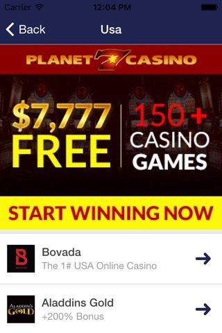 Best Casino - Casino Offers, Free Spin and Deposit Bonus screenshot 2