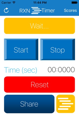 RXN Timer - Test your reaction time! screenshot 2