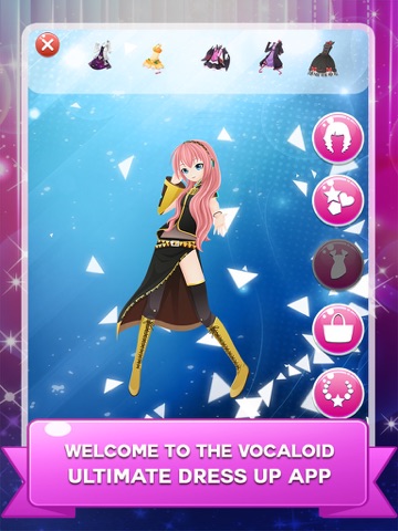 Dress-up " DIVA Vocaloid " The Hatsune miku and rika and Rin salon and make up anime gamesのおすすめ画像3
