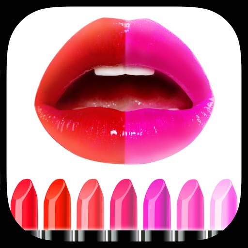 Lip Color Changer - Makeup Booth to Change Lipstick Shades & Got Glossy Lips Icon