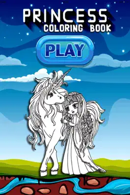 Game screenshot Princess Coloring Book Free For Toddler And Kids! mod apk
