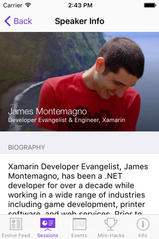 Xamarin Evolve screenshot 3