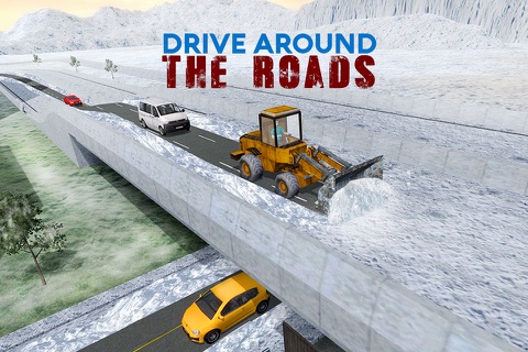 Winter Snow Plow Truck Simulator 3D – Real Excavator Crane Simulation Game screenshot 3