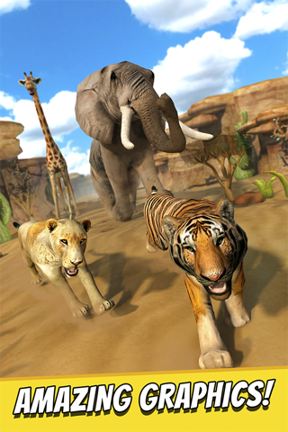 Savanna Run . Free Animal Simulator Games For Children screenshot 3