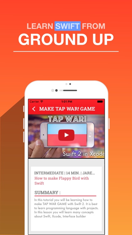Video Tutorials For Swift Programming Language - Learn How to Code Apps & Games