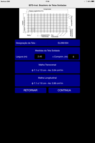 Designação e Esquema de Telas Soldadas screenshot 3