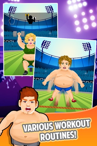 Athlete Fat to Fit Race - real football sports run & quarterback flick jump-ing games! screenshot 2