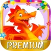 Dragons coloring book & paint fantastic animals - Premium