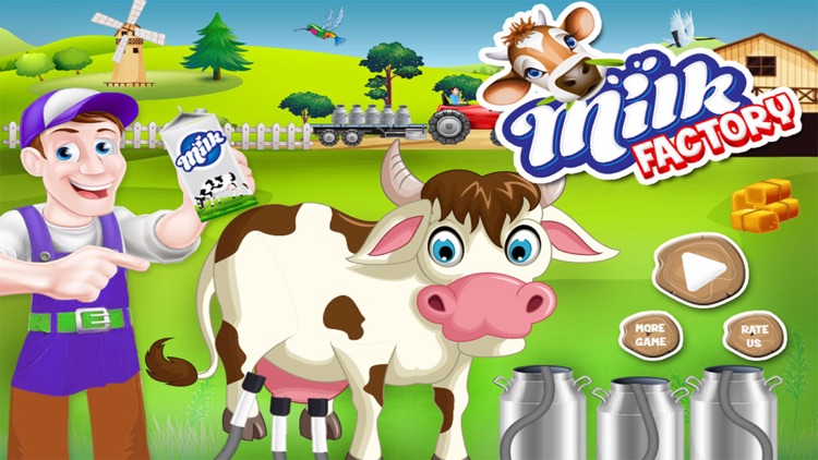 Milk Factory Farm Simulator Cooking Game