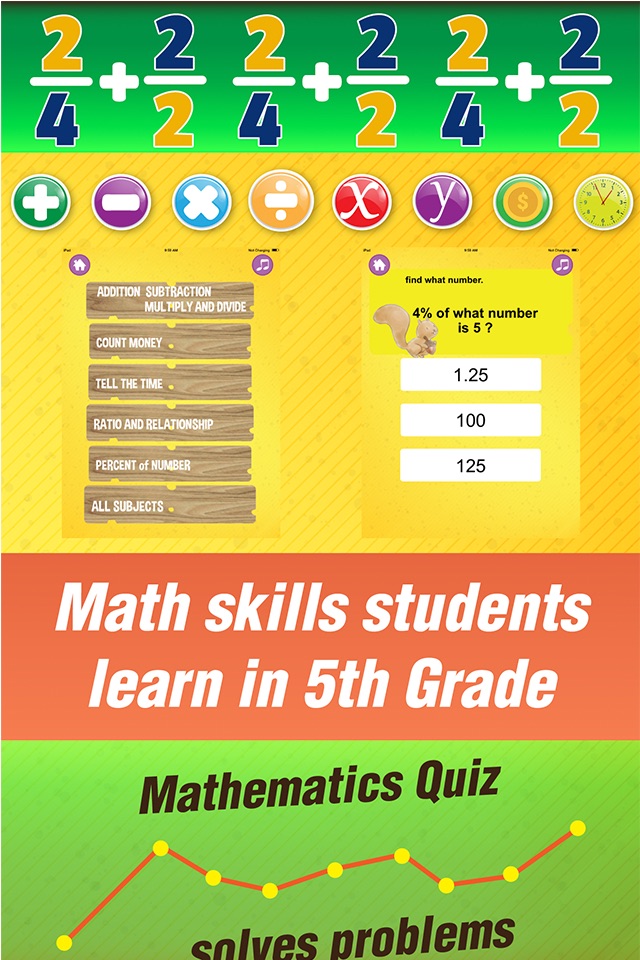 Kangaroo 5th grade math operations curriculum games for kids screenshot 2