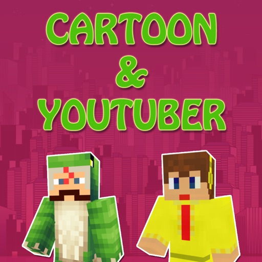 PE Cartoon & Youtuber Skins for Minecraft Pocket Edition icon