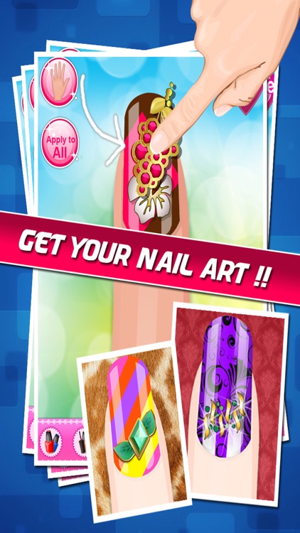 Nail Salon Girls - Makeup, Makeover, spa, Dressup Games