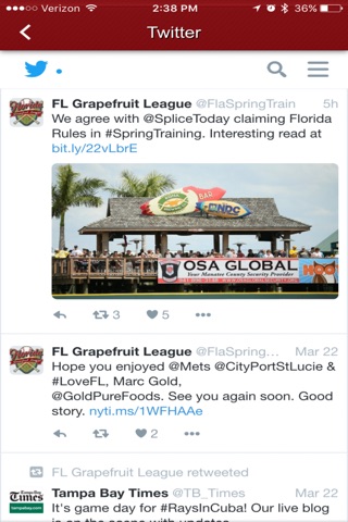 Florida Grapefruit League screenshot 4
