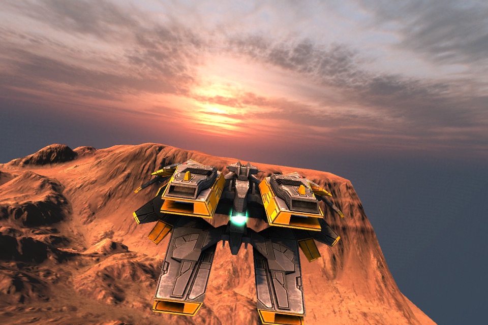 Hover Racing 3D - Adrenaline Space Hovercraft Dirt Drone Simulator screenshot 2