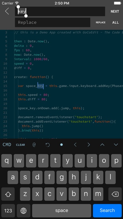 GoCoEdit - Code & Text Editor for DROPBOX FTP SFTP