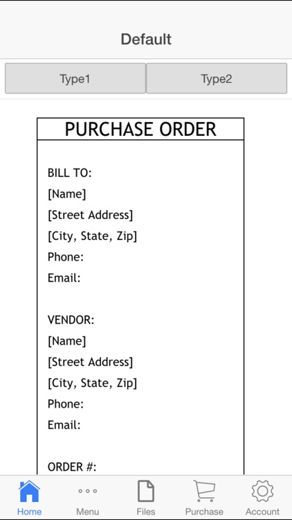 Purchase Order