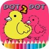 Dot to Dot Coloring Book Brain Learning  - Free Games For Kids