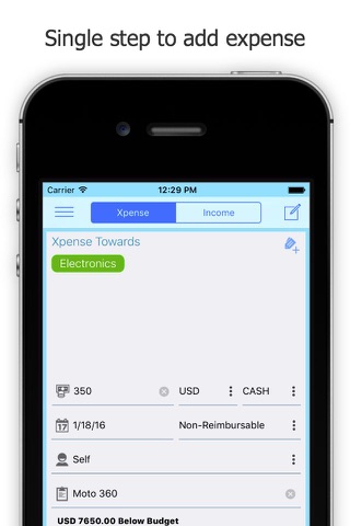 XpenseTag - Expense Manager screenshot 4