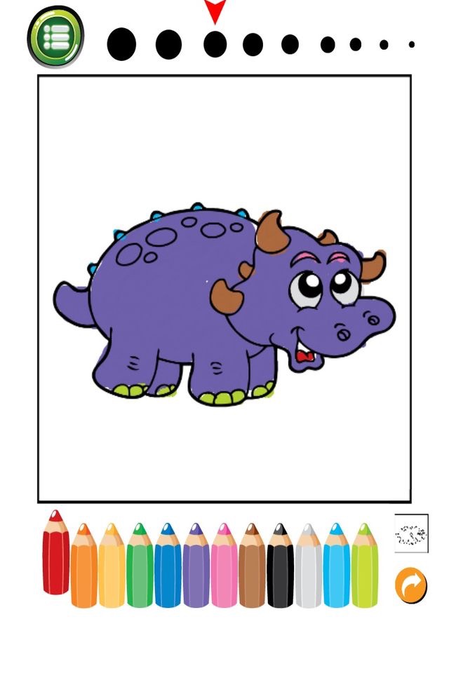Dino Coloring Book : Free For Toddler And Kids! screenshot 2
