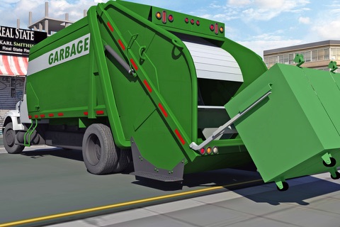 Garbage Truck Driver parking 3d Simulator- real city hero clean city screenshot 2