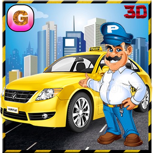 Crazy Taxi Driver Simulator 3D - real free yellow cab racing sim mania game icon