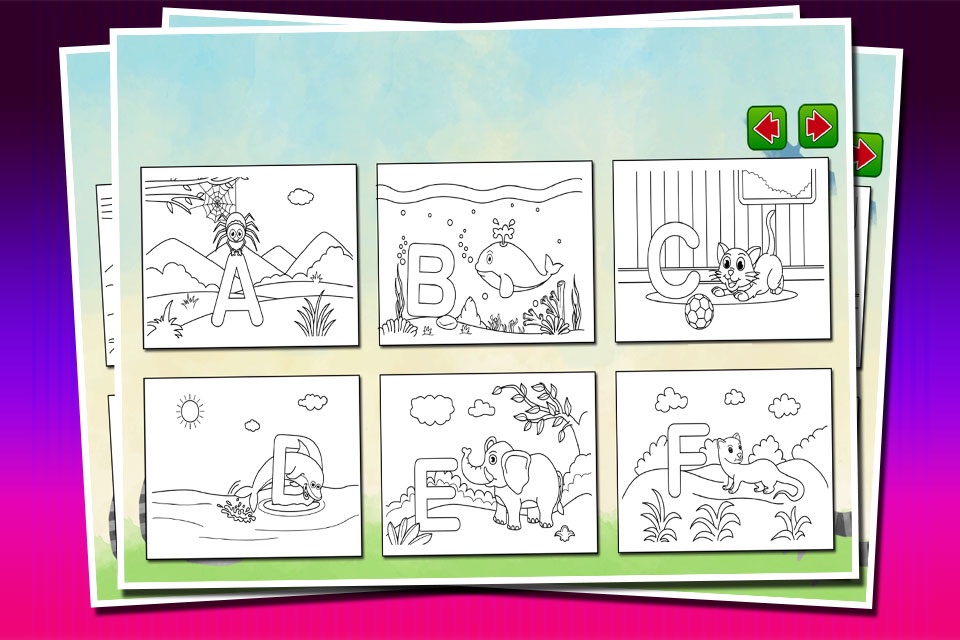 Learn ABC Alphabet Coloring Book screenshot 3