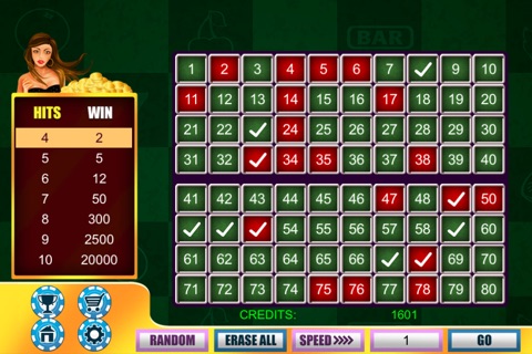 Aqua Casino Ultimate Keno Challenge screenshot 2