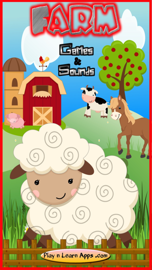 Farm Animals For Toddlers Sounds & Puzzle Game For Children(圖4)-速報App