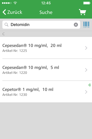 CP-Pharma BestellApp screenshot 2