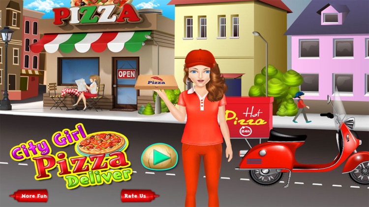 City Girl Pizza Delivery Food Fever Cooking Game