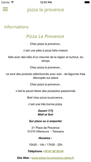 Pizza La Provence