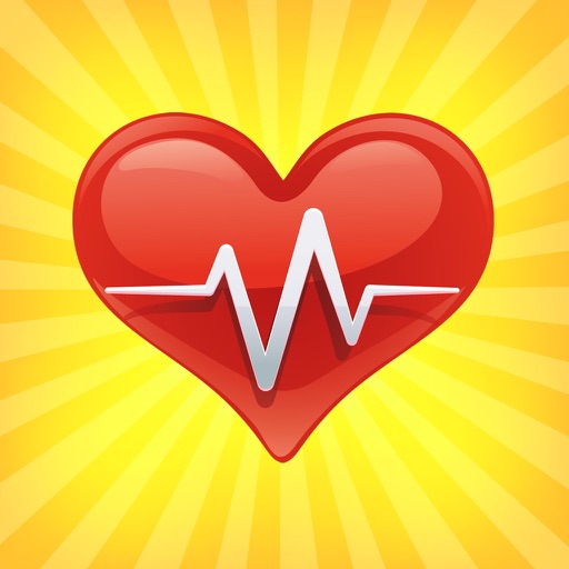 Pulse Rate App - Heart Rate Monitor for Heart Attack Prevention Icon