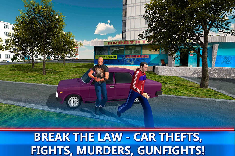 Russian Mafia Crime City 3D screenshot 2