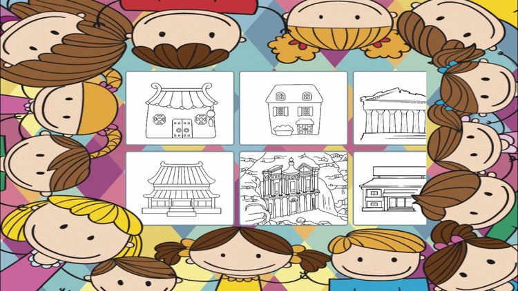 Buildings and monuments to paint - coloring book screenshot-4