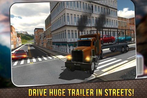Heavy Duty Truck driver City Cargo Transporter 3D screenshot 3