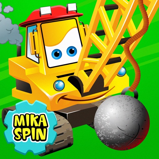 Mika "Boom" Spin - wrecking ball bulldozer for kids iOS App