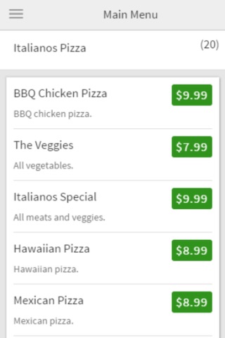 Italiano's Pizza & Subs screenshot 3