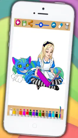Game screenshot Paint classic tales – educational coloring book pages of stories for kids apk