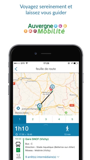 Auvergne Mobilité itinéraire transports(圖3)-速報App