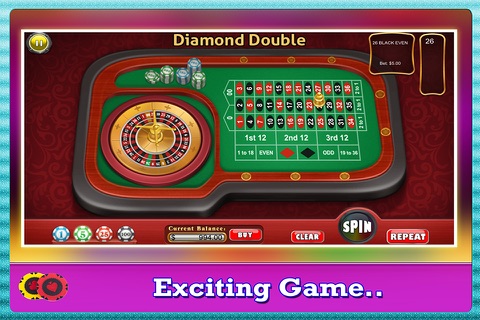 Diamond Double Roulette screenshot 3