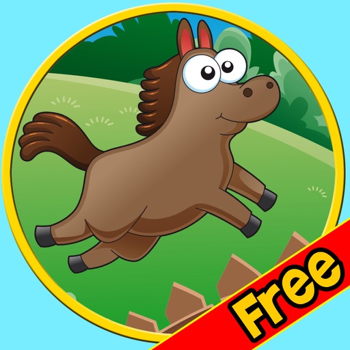 horses delightful for kids - free icon