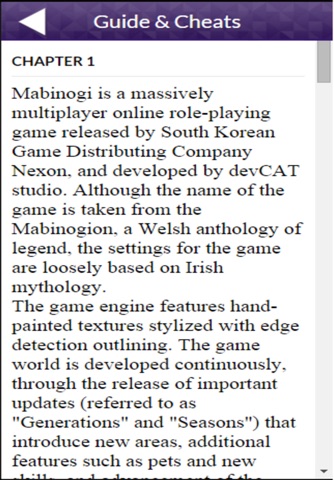 PRO - Mabinogi Game Version Guide screenshot 2