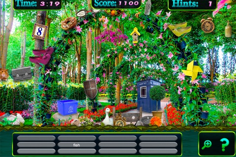 Enchanted Gardens – Hidden Object Spot and Find Objects Photo Differences screenshot 2