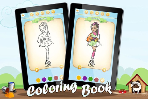 Coloring for Kids Dolls Full screenshot 4