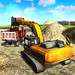 Sand Excavator Truck Simulator 3D – Heavy construction backhoe simulation game