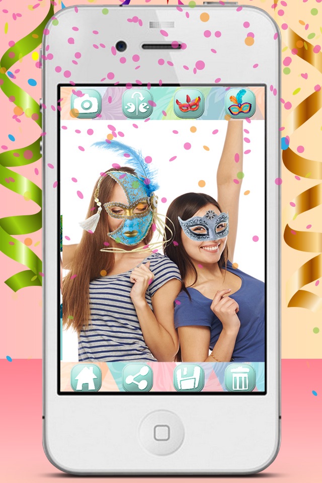 Carnival masks – false-face masque photo editor screenshot 3