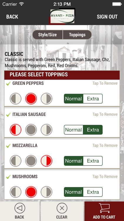 Avanti Pizza Fresh Pasta screenshot-3