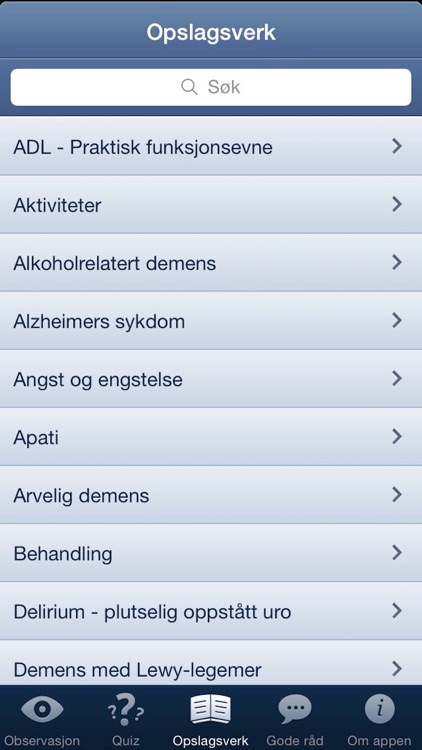 Kunnskap om demens screenshot-3
